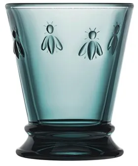 La Rochére Bee verre à eau bleu foncé - 6 verres