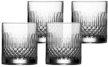 Luigi Bormioli Diamante verre à eau/whisky - 4 pcs