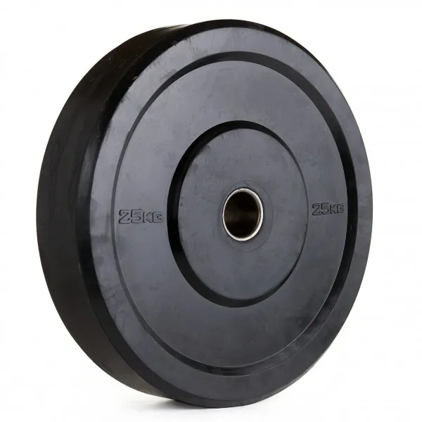 Nordic Fighter svarte bumper-vektplater 10kg / 50mm (1 stk)