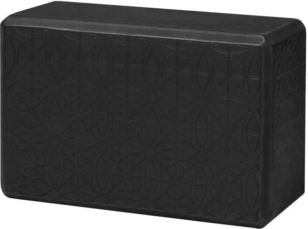 Gaiam Bloc de Yoga Embossé Noir